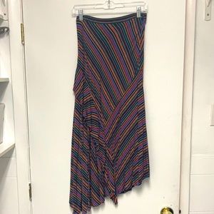 Maeve by Anthropologie, Extra small, Midi colorful Striped skirt
